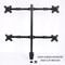 Premium Quad Monitor Stand Multi Monitor Mount Vertical Desktop Computer Stand Screen Gaming Setup 6
