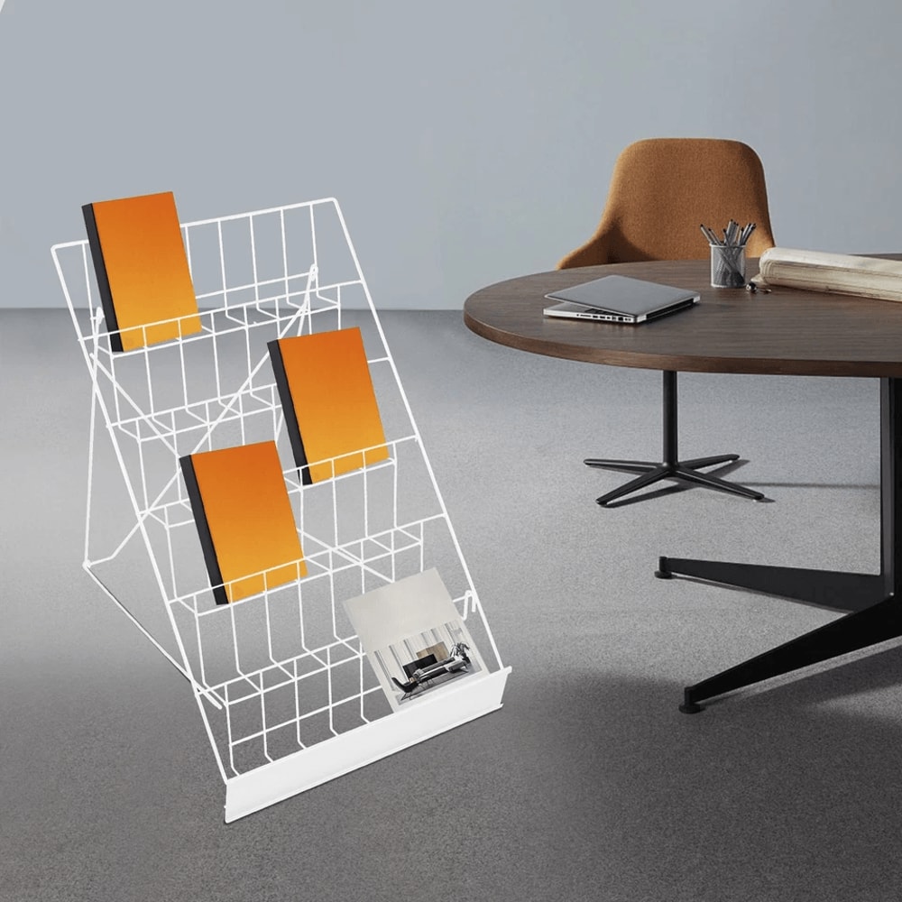 Wire Countertop Rack For Books Comics Magazines And Brochures 1