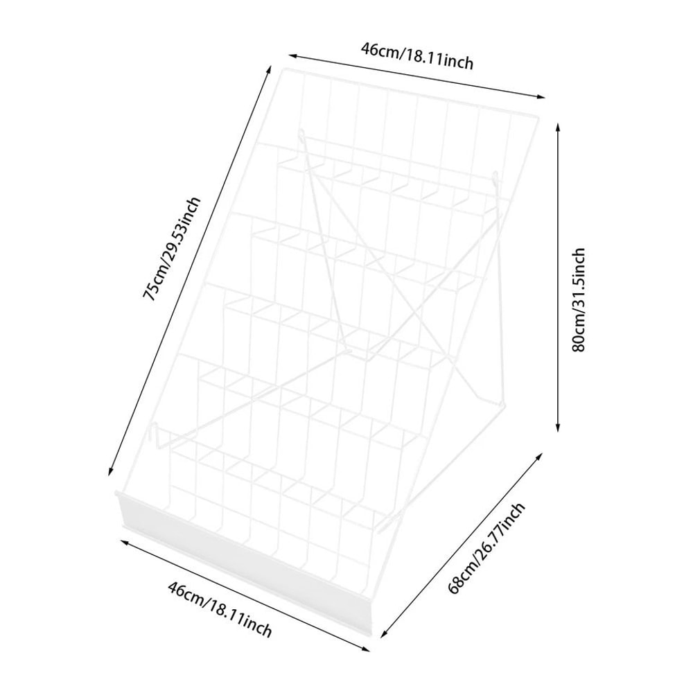 Wire Countertop Rack For Books Comics Magazines And Brochures 2