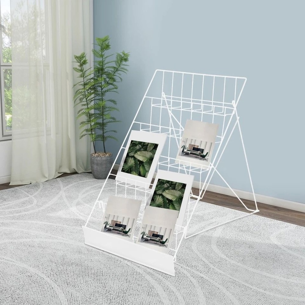 Wire Countertop Rack For Books Comics Magazines And Brochures 5