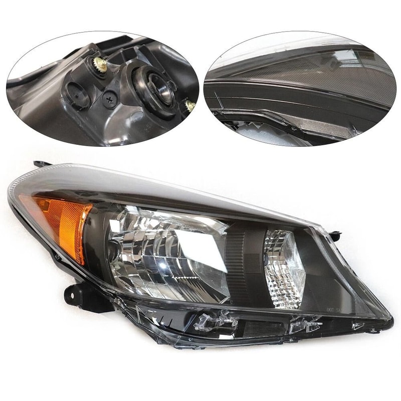 Toyota Yaris Headlight Hatchback Passenger Side Assembly 1