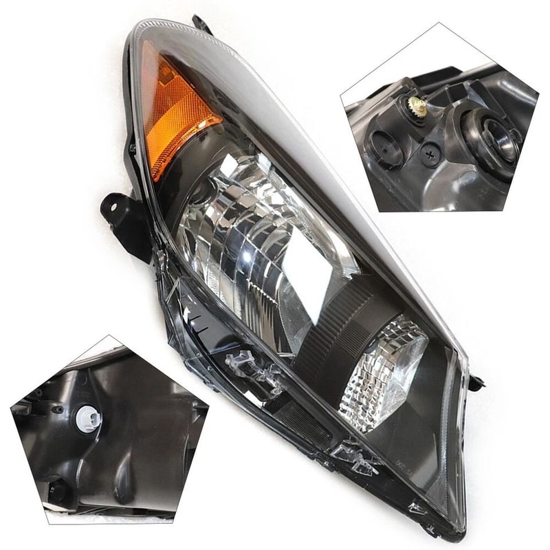 Toyota Yaris Headlight Hatchback Passenger Side Assembly 6