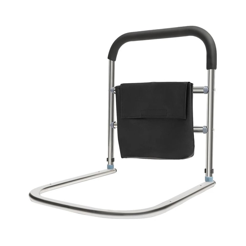 Bed Rails For Seniors Stainless Steel Bed Assist Rail With Foam Grip 3