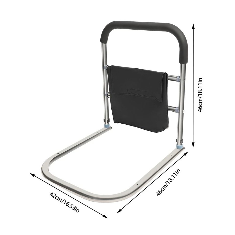 Bed Rails For Seniors Stainless Steel Bed Assist Rail With Foam Grip 5