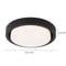 LED Ceiling Light Acrylic Flush Mount Fixture For Living Room Bedroom 5
