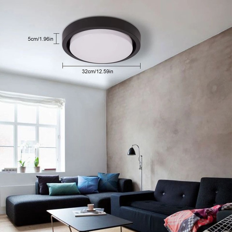 LED Ceiling Light Acrylic Flush Mount Fixture For Living Room Bedroom 2