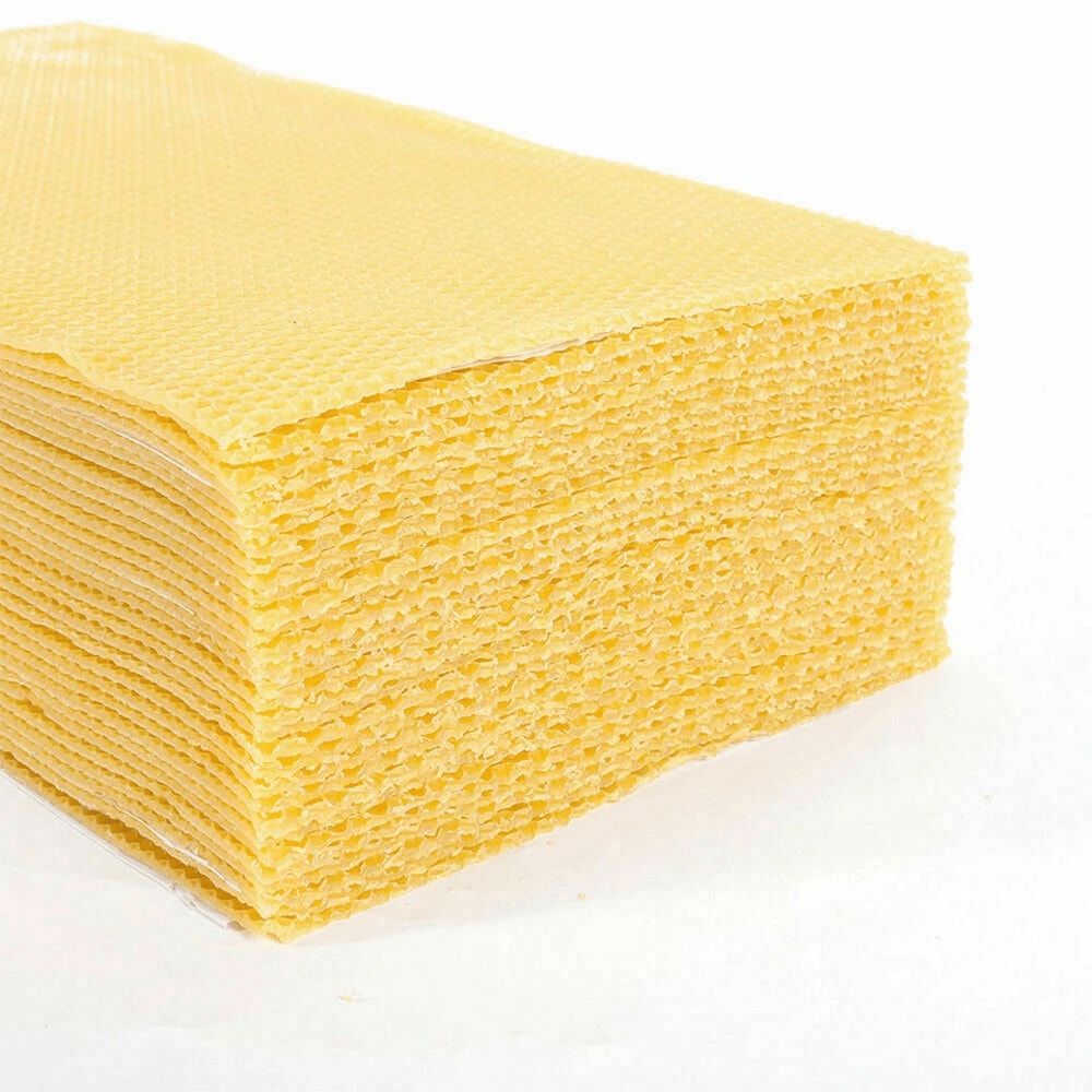 Beeswax Foundation Sheets For Beehive Frames And Honeycomb Comb Building 0