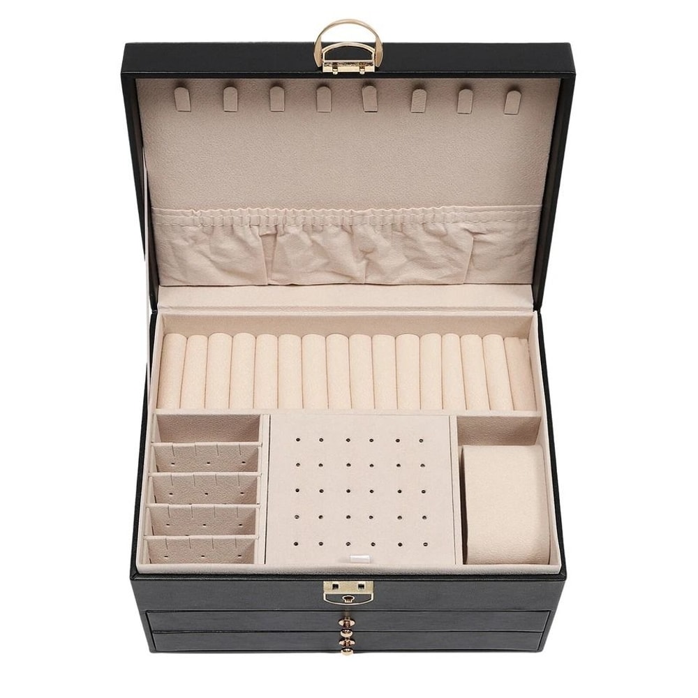 Lockable Jewelry Box Organizer With Velvet Lining 5