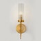 Modern Gold Wall Sconce With Glass Shade For Hallway Bedroom Bathroom 5