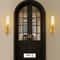 Modern Gold Wall Sconce With Glass Shade For Hallway Bedroom Bathroom 7