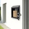 Secure Black Wall Mount Mailbox With Locking Door And Keys 3