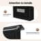 Secure Black Wall Mount Mailbox With Locking Door And Keys 5