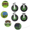 Heavy Duty Pneumatic Caster Wheels For Carts Wagons And Freight Equipment 1
