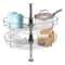 Kidney Shaped Lazy Susan Shelf Corner Cabinet Organizer 3