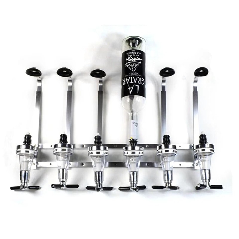 Bottle Wall Mounted Liquor Dispenser Shot Pourer For Home Bar 6