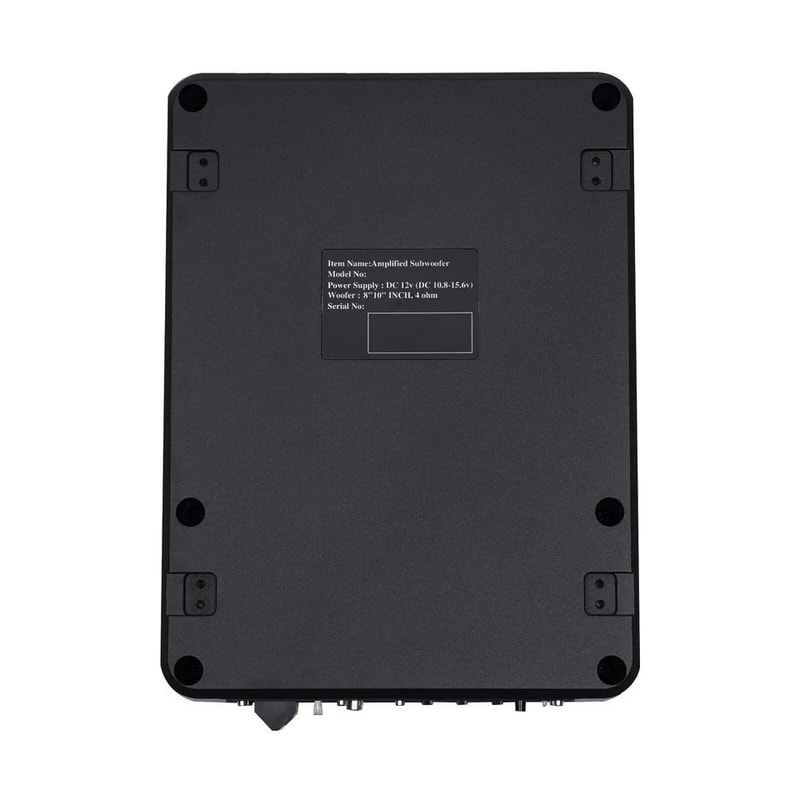 Under Seat Car Subwoofer With Active Amplified Bass Speaker 3