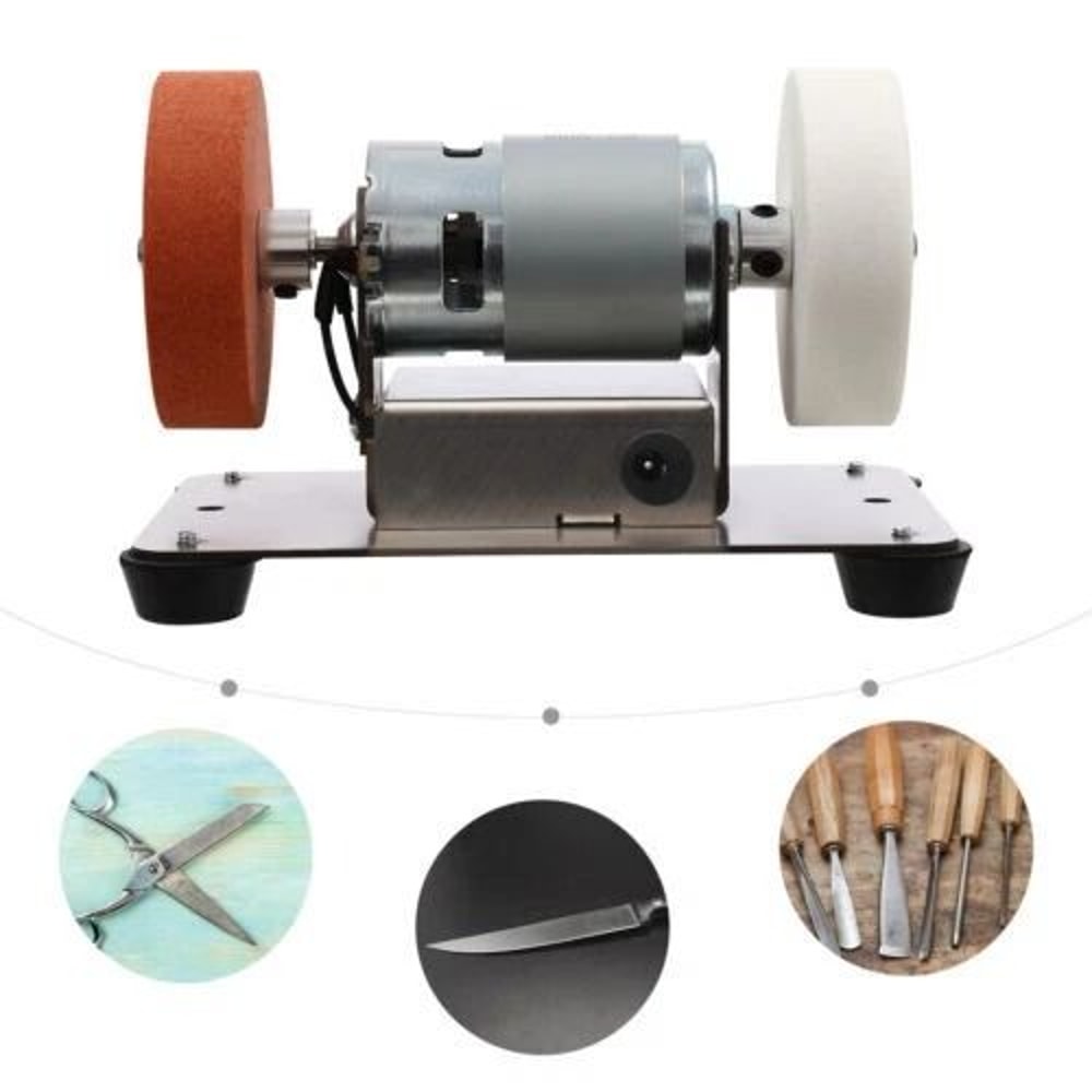 Benchtop Grinder Variable Speed Mini Bench Grinder For Sharpening Polishing 4