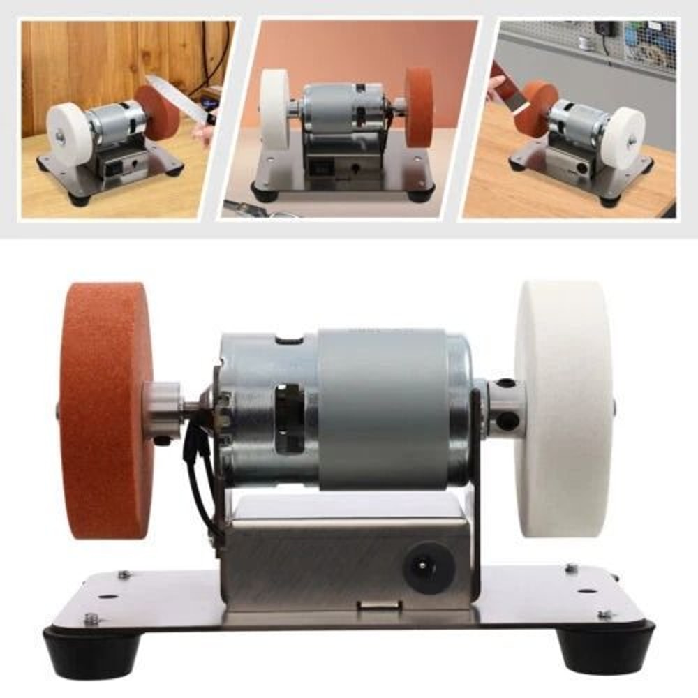 Benchtop Grinder Variable Speed Mini Bench Grinder For Sharpening Polishing 5