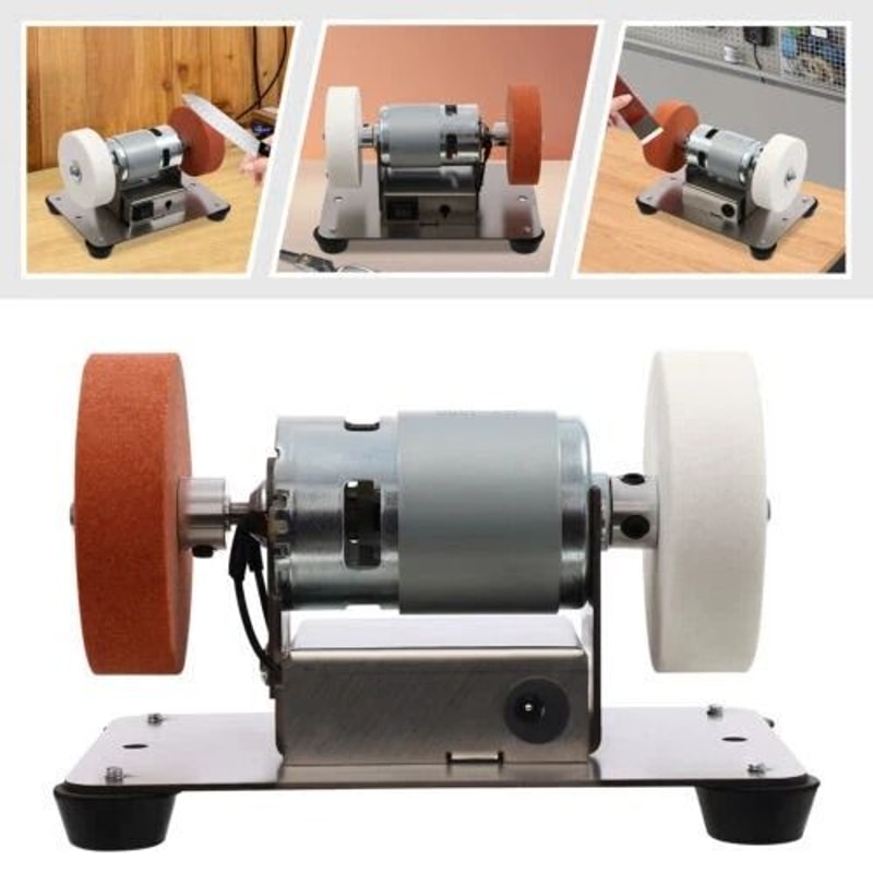 Benchtop Grinder Variable Speed Mini Bench Grinder For Sharpening Polishing 5