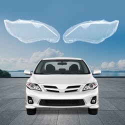 toyota corolla headlight lens cover pair clear left right replacement
