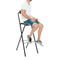 Space Saving Foldable Bar Chair Portable Tall Folding Stool For Kitchen Island Home Bar 2