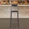 Space Saving Foldable Bar Chair Portable Tall Folding Stool For Kitchen Island Home Bar 6