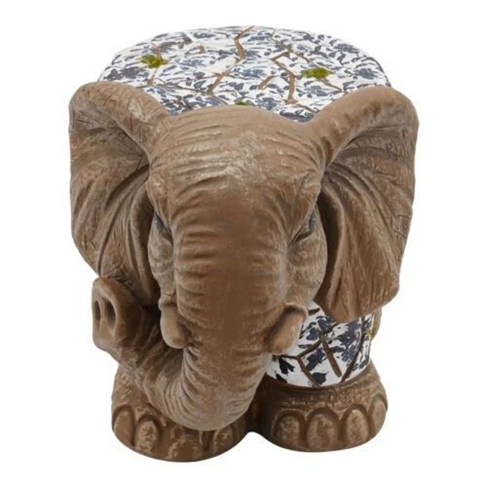 Modern Elephant Garden Stool Indoor Outdoor Decorative Plant Stand 4
