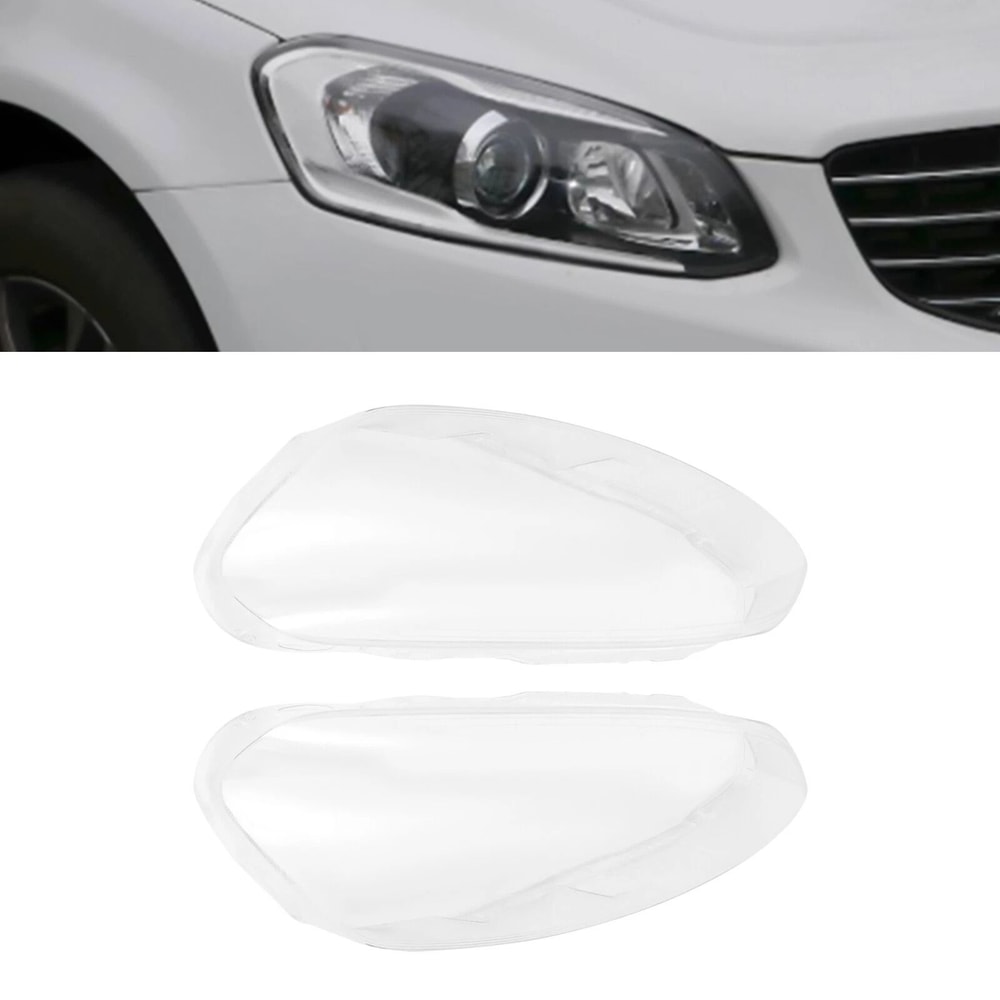 Headlight Lens Cover Pair For Front Left Right Clear Headlamp Covers 0