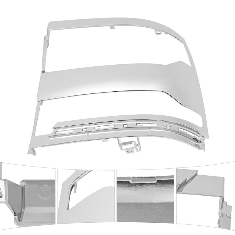 Chevy Silverado Headlight Trim Driver Side Chrome LH Bezel Cover 13