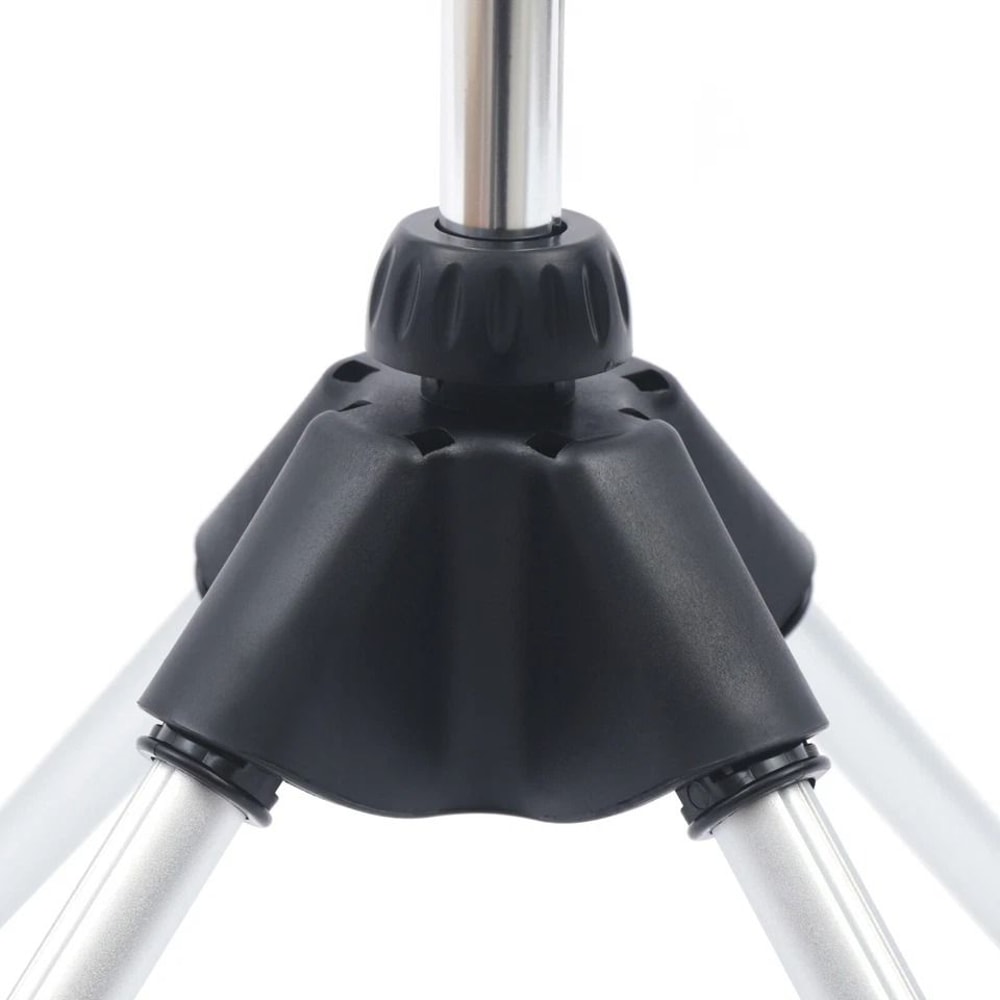 Portable Garment Steamer Holder With Folding Clothes Drying Rack And Clips 4