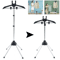 Portable Garment Steamer Holder With Folding Clothes Drying Rack And Clips 6