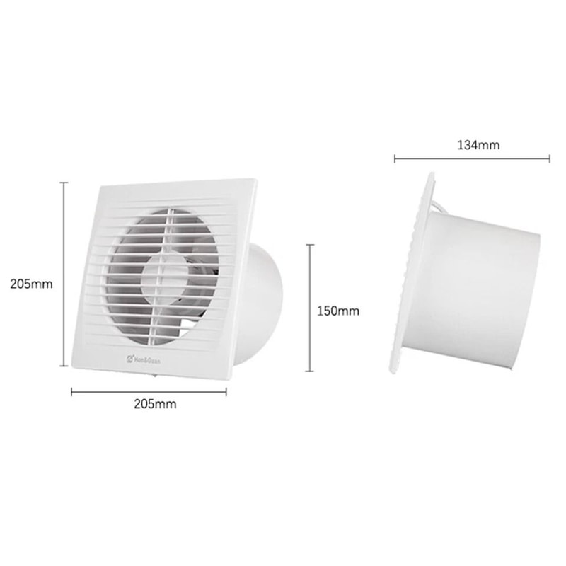 Extractor Fan Wall Mount Bathroom Kitchen Exhaust Ventilation Blower 1