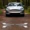 Tesla Model X Fog Light Chrome Trim Front Bumper Molding 2