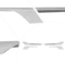 Tesla Model X Fog Light Chrome Trim Front Bumper Molding 4