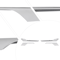 Tesla Model X Fog Light Chrome Trim Front Bumper Molding 4