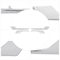 Tesla Model X Fog Light Chrome Trim Front Bumper Molding 5