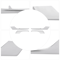 Tesla Model X Fog Light Chrome Trim Front Bumper Molding 5