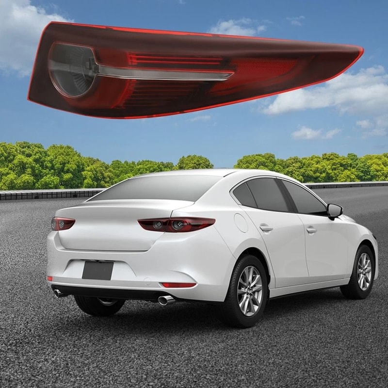 LED Right Side Outer Tail Light For Mazda Axela Sedan Brake Lamp 0