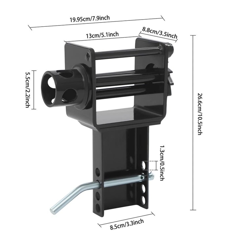 Heavy Duty Trailer Stake Pocket Winch Flatbed Cargo Tie Down 1