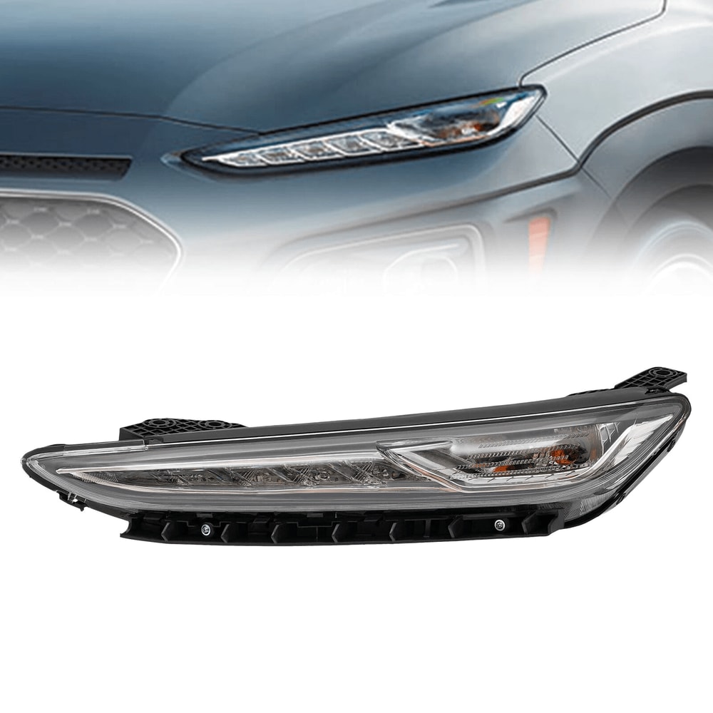 Hyundai Kona Driver Side Headlight Assembly Front Left Replacement 0