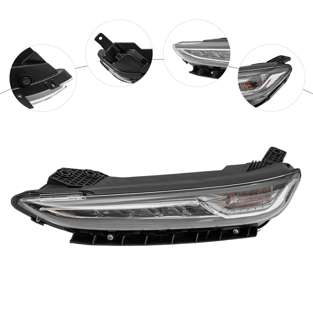 Hyundai Kona Driver Side Headlight Assembly Front Left Replacement 3