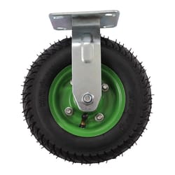 pneumatic caster wheels for farm carts, swivel rigid