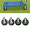 Pneumatic Caster Wheels For Farm Carts Swivel Rigid 6