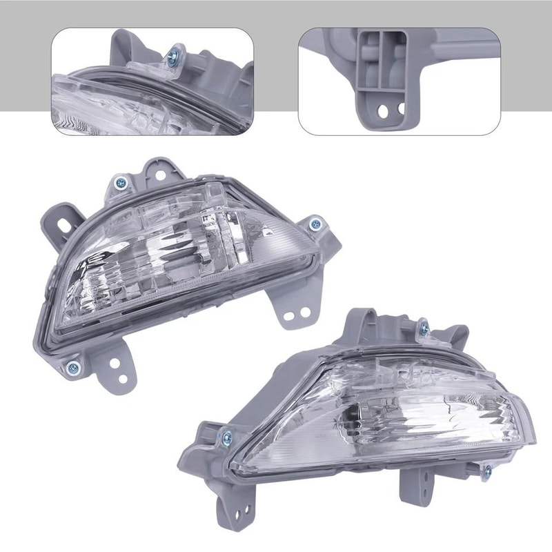 Mazda Turn Signal Lights Pair Front Bumper Halogen Lamps 5