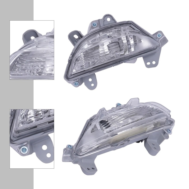 Mazda Turn Signal Lights Pair Front Bumper Halogen Lamps 7