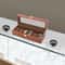 Slot Brown Watch Box With Glass Lid Watch Display Case Organizer 0