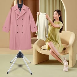 adjustable garment hanger drying rack and handheld clothes steamer holder