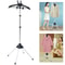 Adjustable Garment Hanger Drying Rack And Handheld Clothes Steamer Holder 1