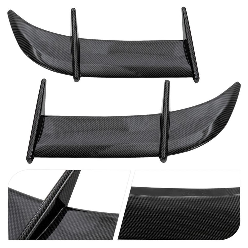 VW Golf MK6 GTI Carbon Style Rear Roof Spoiler Wing 3