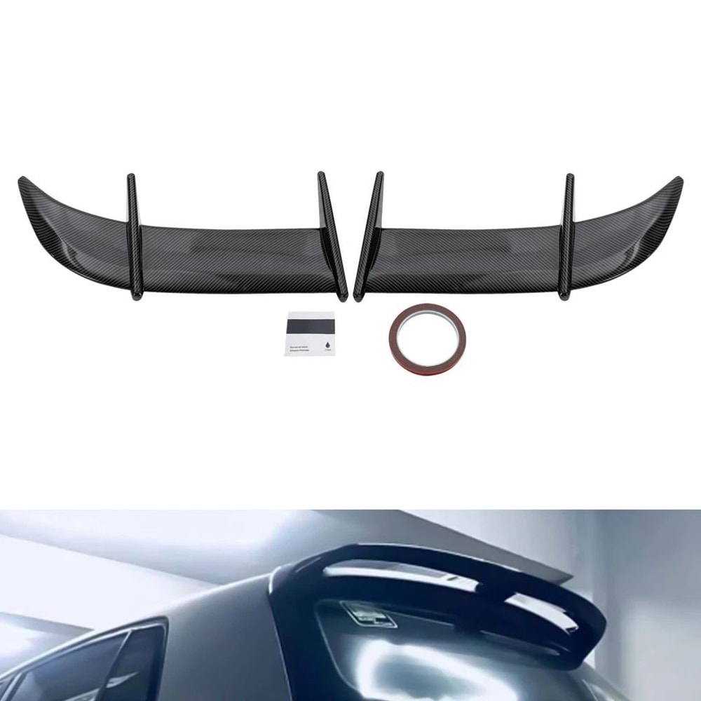 VW Golf MK6 GTI Carbon Style Rear Roof Spoiler Wing 5